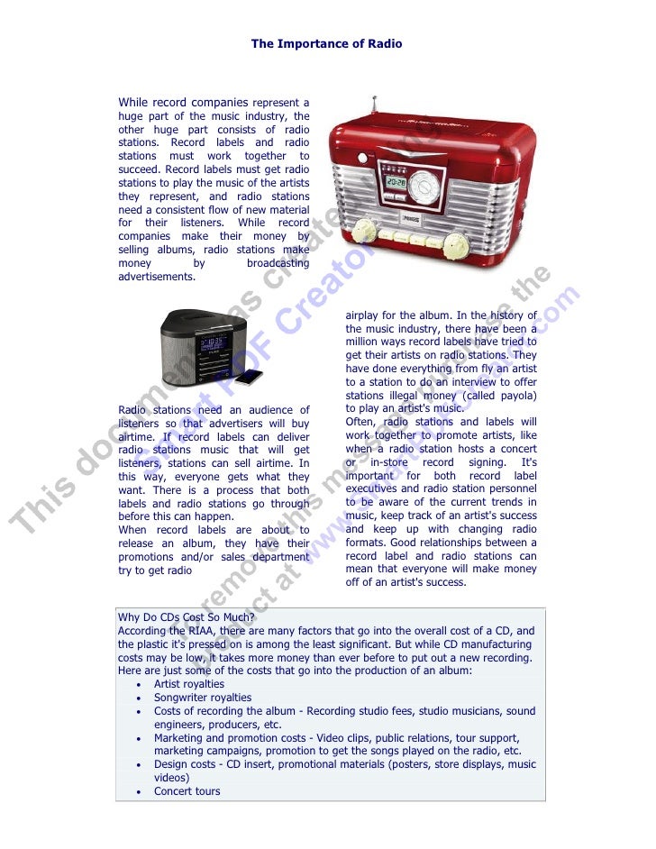 Importance Of Radio
