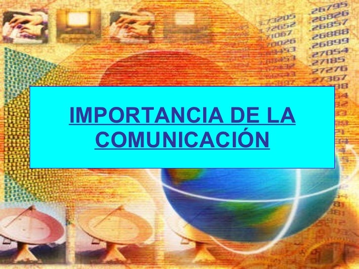 Importancia de la comunicación
