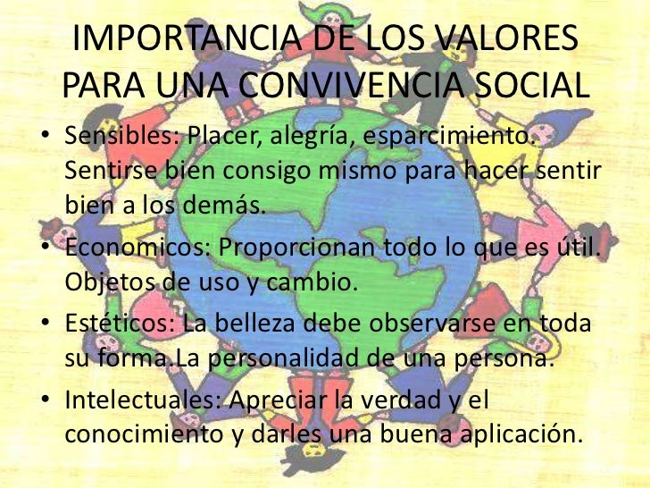 Cuales Son Los Valores Necesarios Para La Convivencia es.slideshare.net