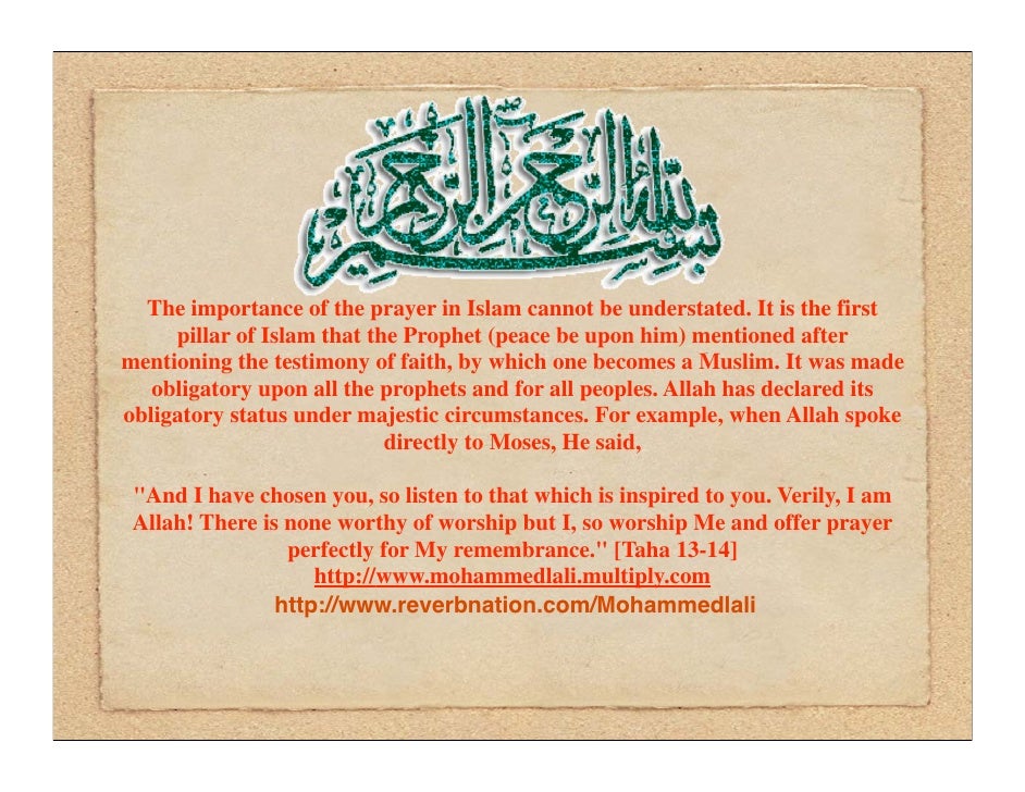 Important Of Praying In Islam..Key