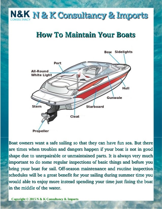 Important Tips For Boat Maintain