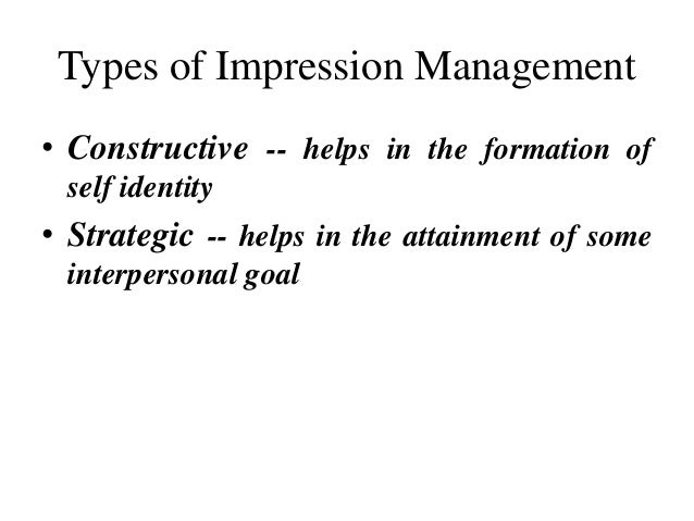 collective impression management collective impression management