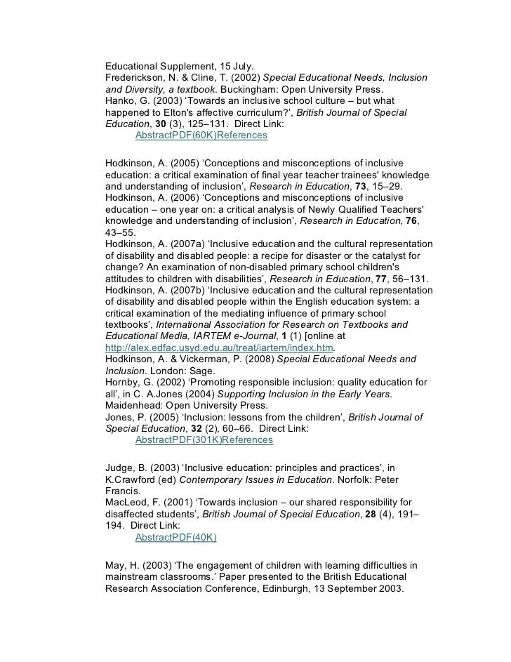 special education inclusion essays Essays on inclusion we have found 500 essays inclusion in special needs education introduction debate of the proper approaches for educating children with. special education inclusion essays Essays on inclusion we have found 500 essays inclusion in special needs education introduction debate of the proper approaches for educating children with.