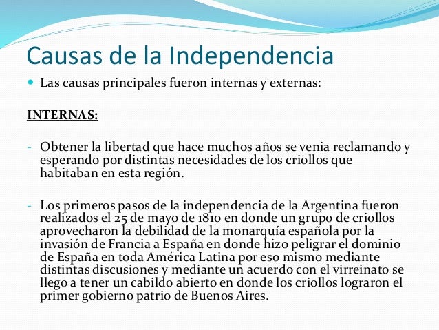 Independencia de la república argentina