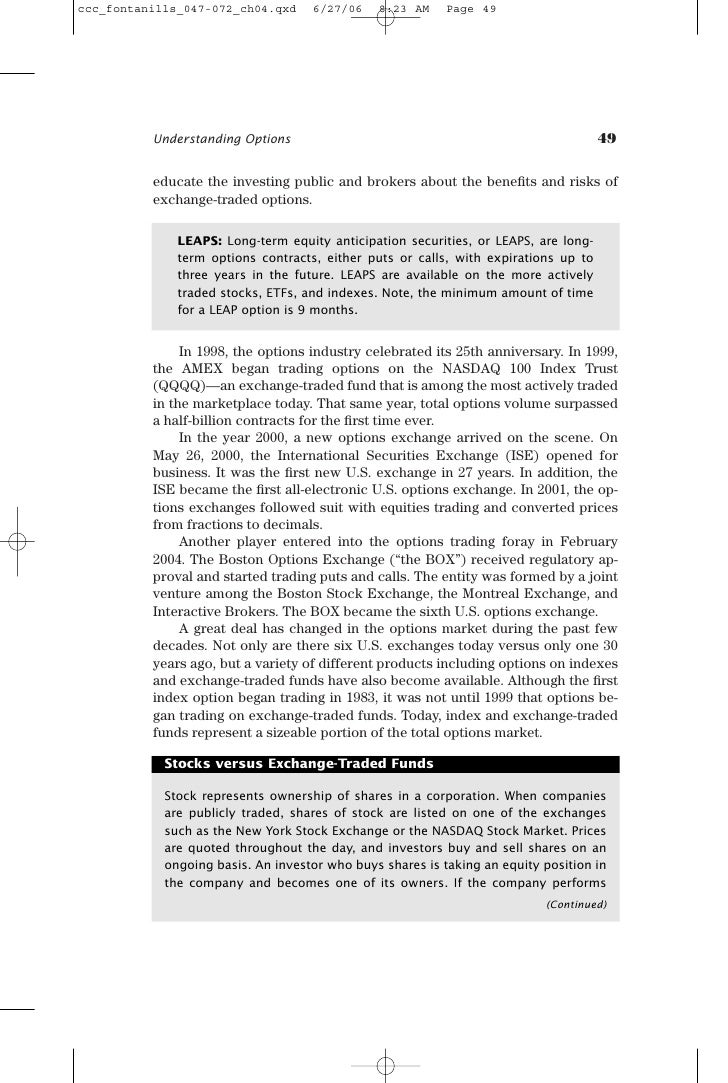 Options on asx stocks