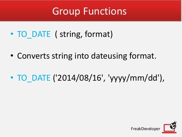 Date format in sql