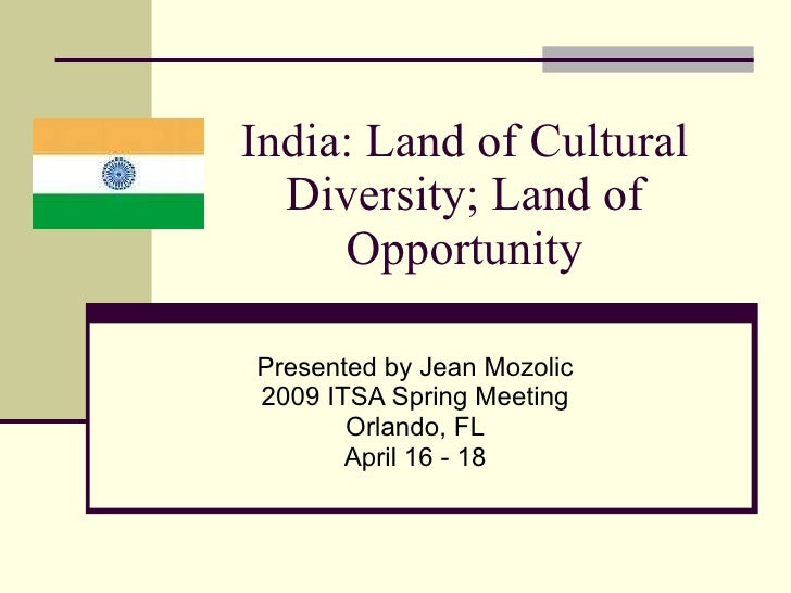 Essay on diversity in indian culture