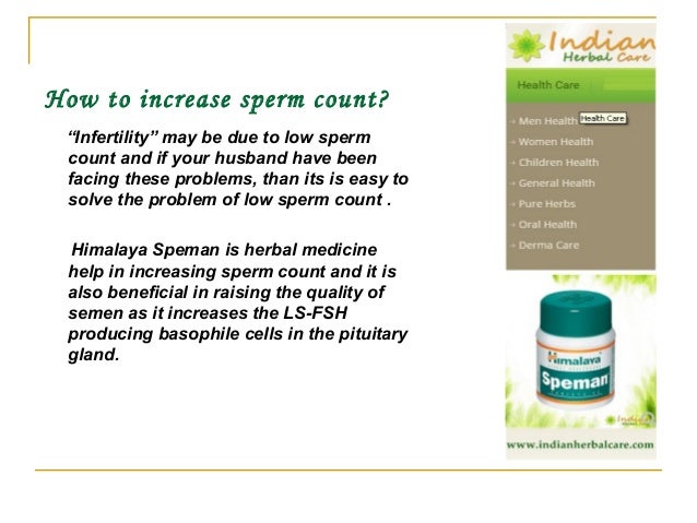 Speman Dosage