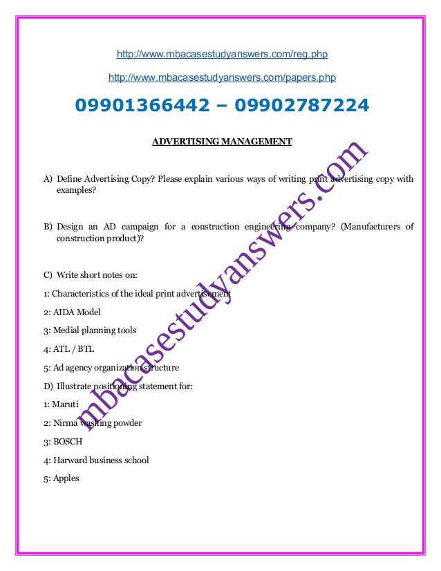 mba case study mba case study