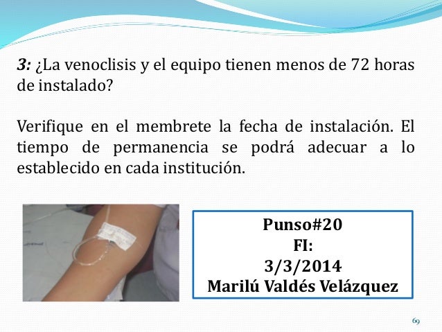 Enfermeria: Practica de venoclísis