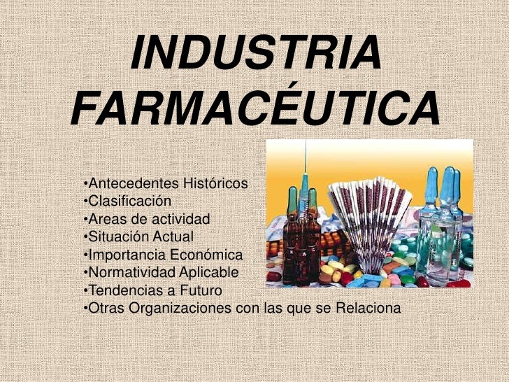 Industria farmaceutica