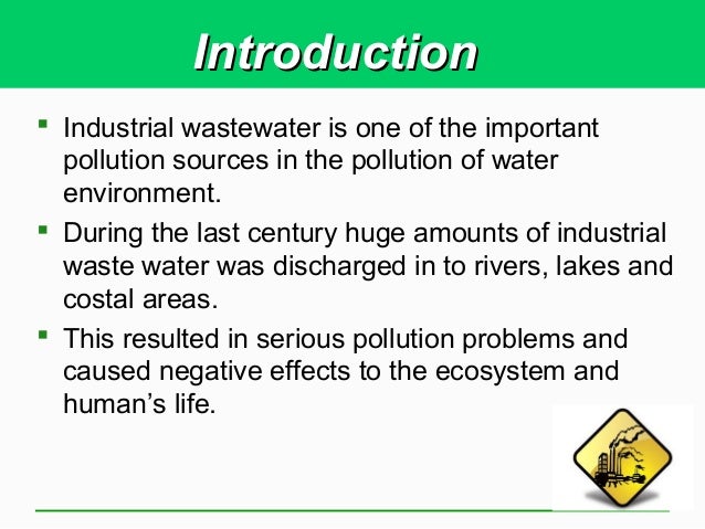 industrial waste and pollution essay
