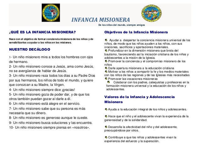 INFANCIA MISIONERA COM infancia misionera com: