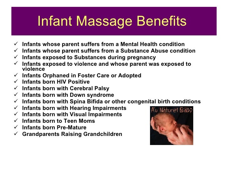 Why Massage Babies & Children?