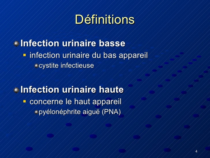Infections urinaires final