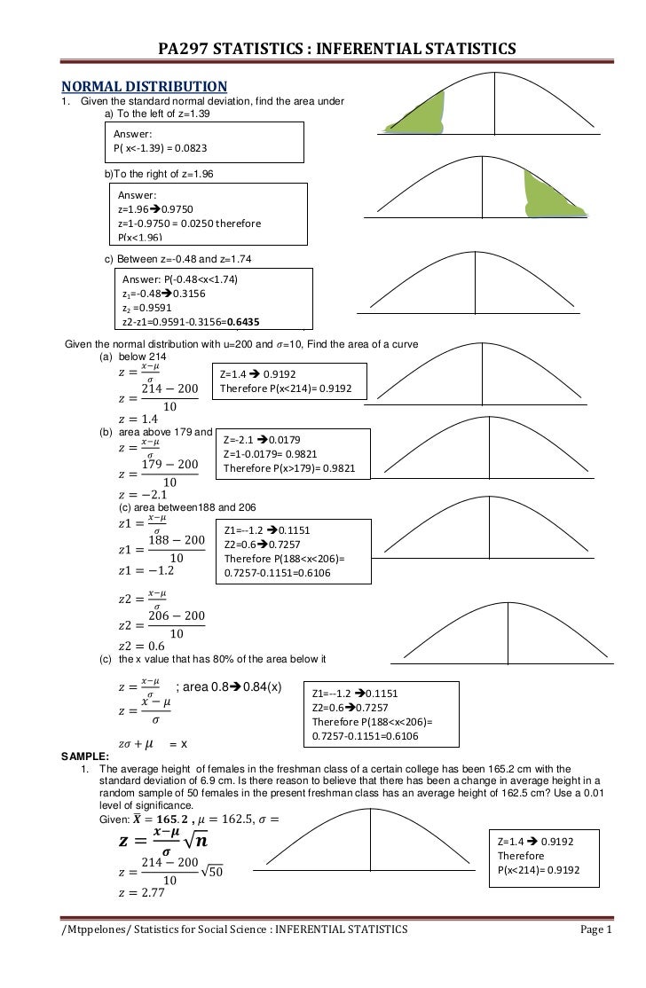 what is inferential statistics pdf
