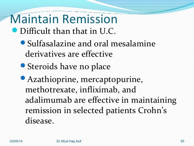 Mercaptopurine Crohn'S Disease Dose