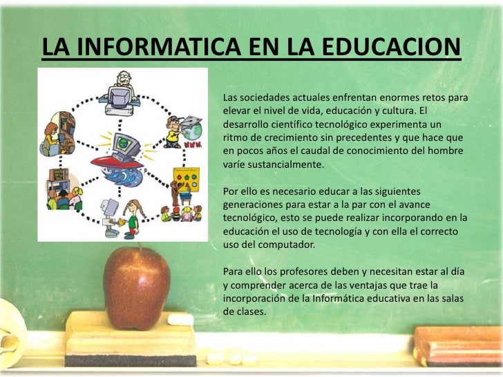 Informatica Y Educacion
