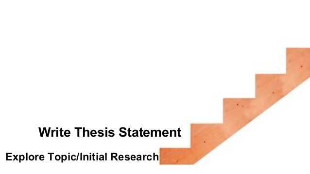 How to create a thesis statement for an informative speech