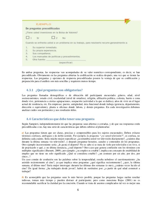 preguntas cerradas no codificadas informe cuestionario preguntas cerradas no codificadas informe cuestionario