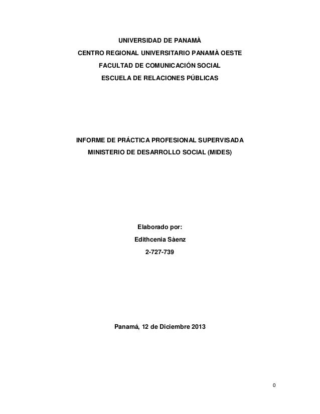 INFORME DE TRABAJO informe de trabajo: