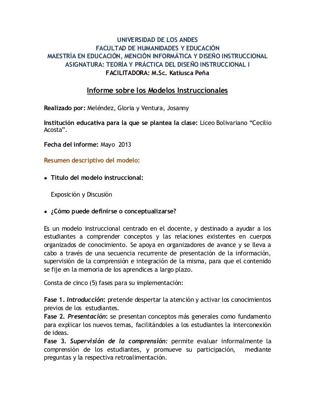 INFORME DE TRABAJO informe de trabajo: