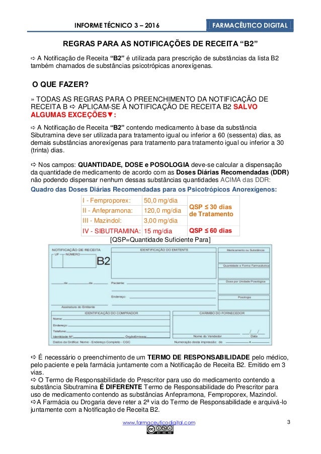 Informe Técnico 03 Notificações de Receita B e B2 Informe Técnico 03 Notificações de Receita B e B2