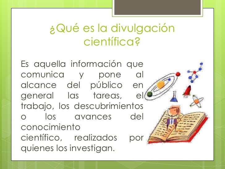 Que Es Un Texto De Divulgacion Cientifica Ejemplos es.slideshare.net