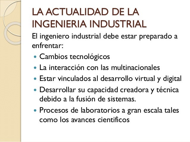 Evolución de la ingeniería industrial en la actualidad: La Importancia