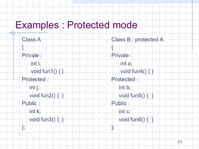 example mode protected