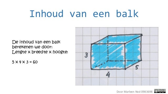 Inhoud van een prisma