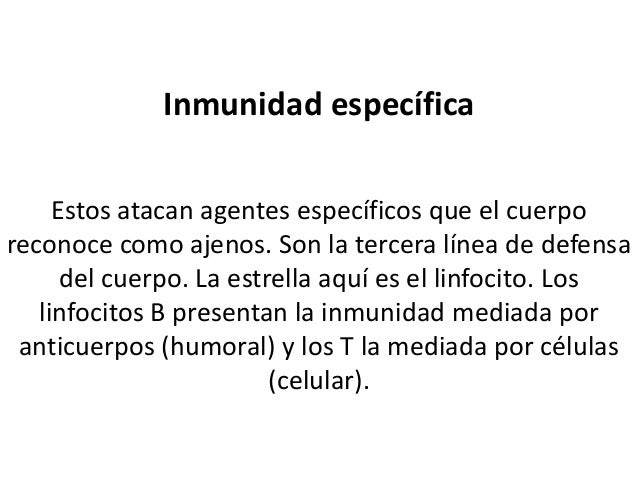 Inmunidad inespecífica