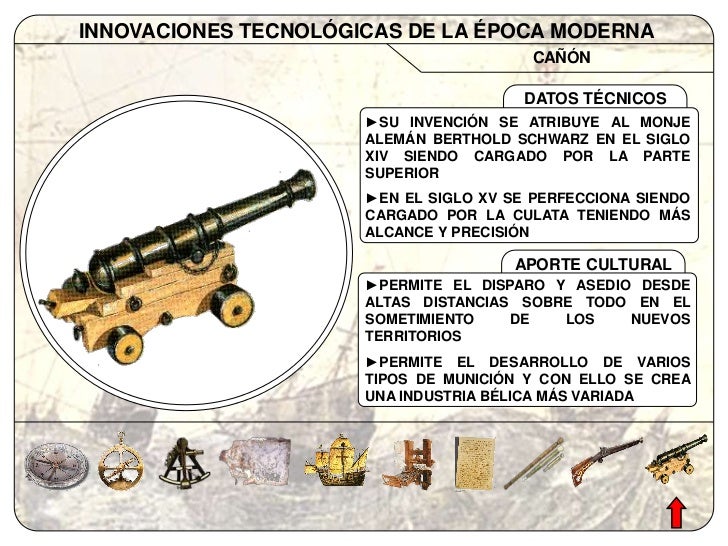 Innovaciones Tecnológicas - Exploraciones siglo XVI