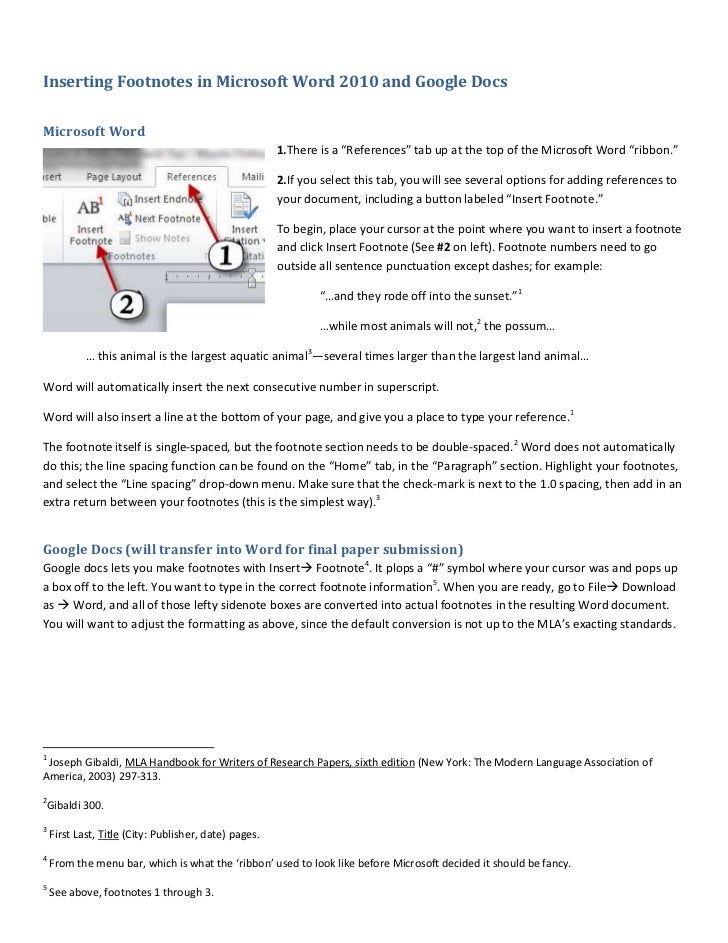 Apa format powerpoint presentation example picture