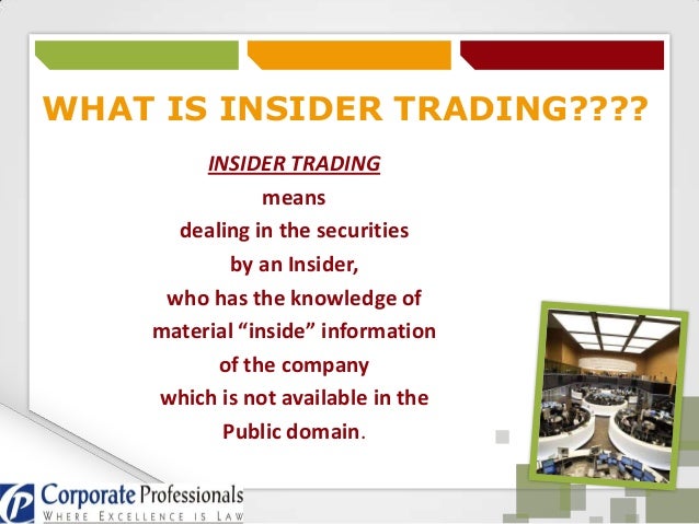 What is trading