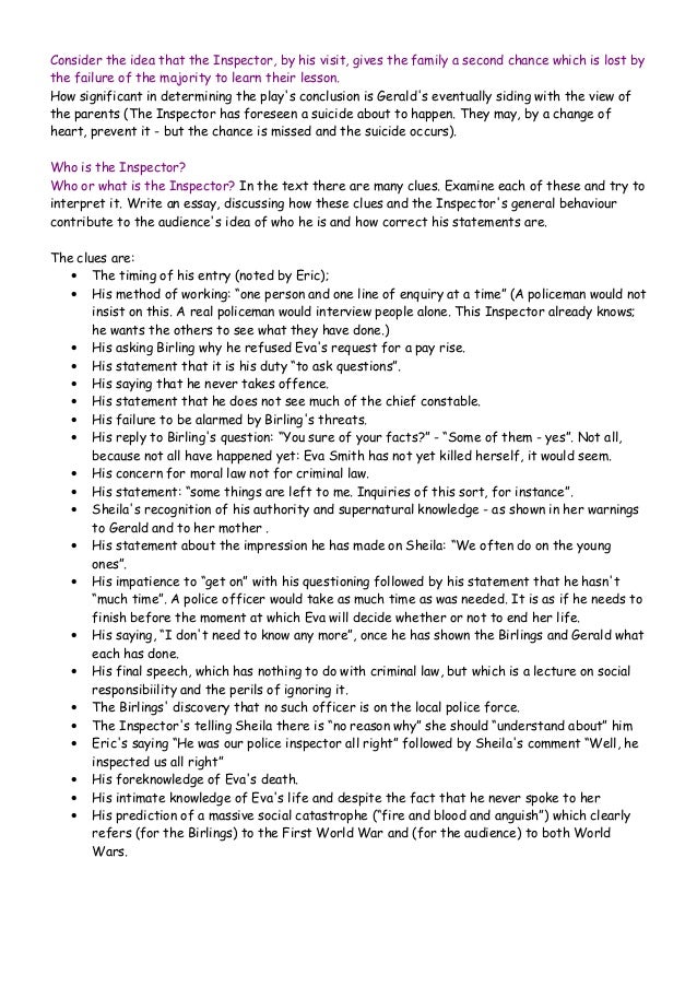 Help Essay Inspector Calls An Inspector Calls Essay Questions Thesis Writers In South Africa Sisoftwaresandra Ru Tk