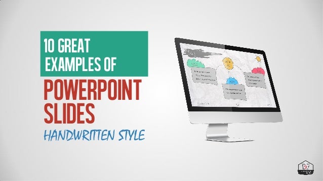 10 Great Examples of Powerpoint Presentations: Handwriting ...