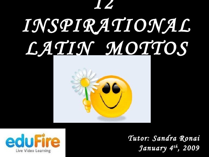 Latin Mottos 72