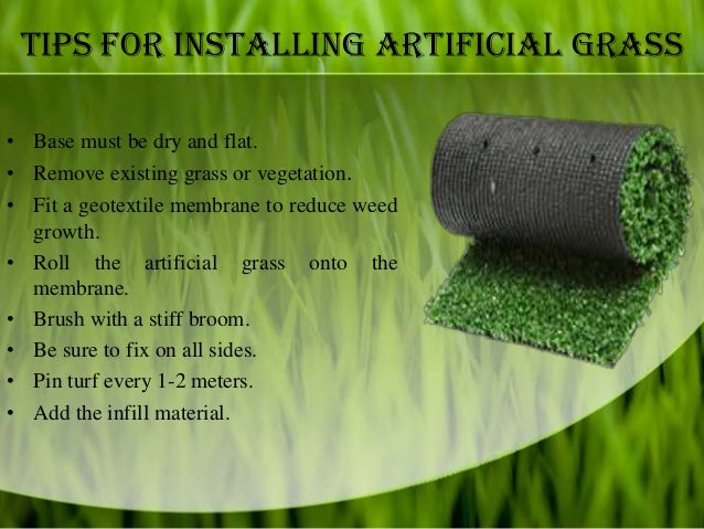 Installation tips for artificial grass