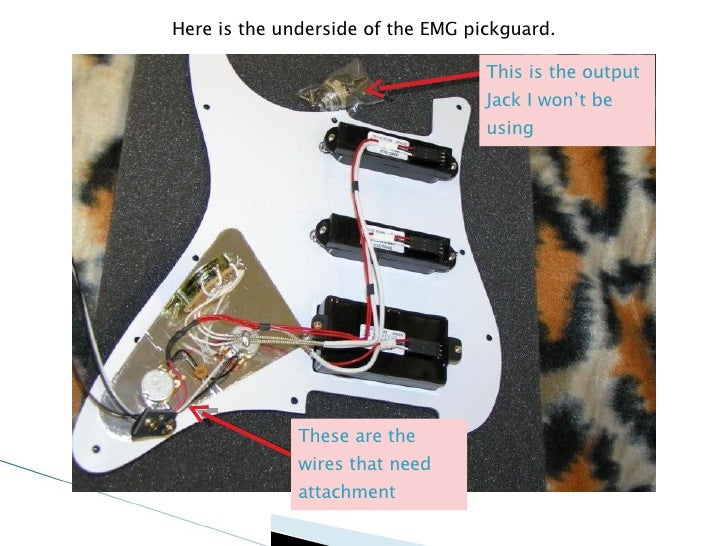 Installing EMGs into my Parker NiteFly parker nitefly wiring diagram 