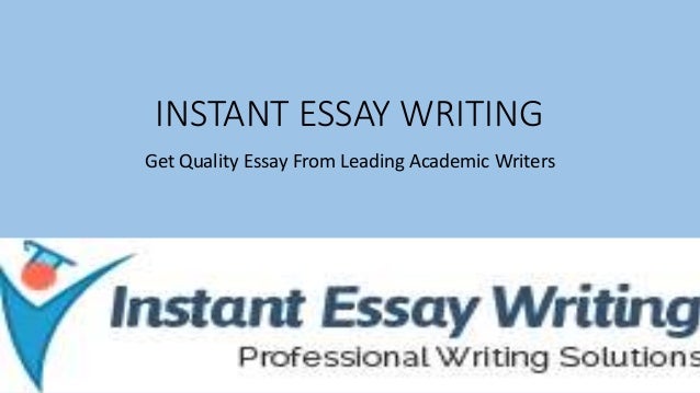 quality essay writing