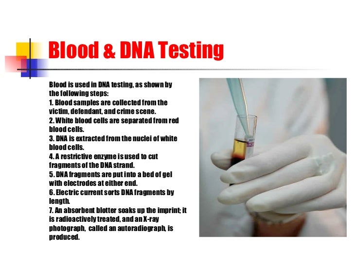 Forensic Serology BLOOD