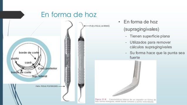Instrumental y material utilizados en periodoncia