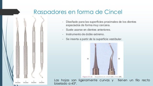 Raspadores En Forma De Cincel