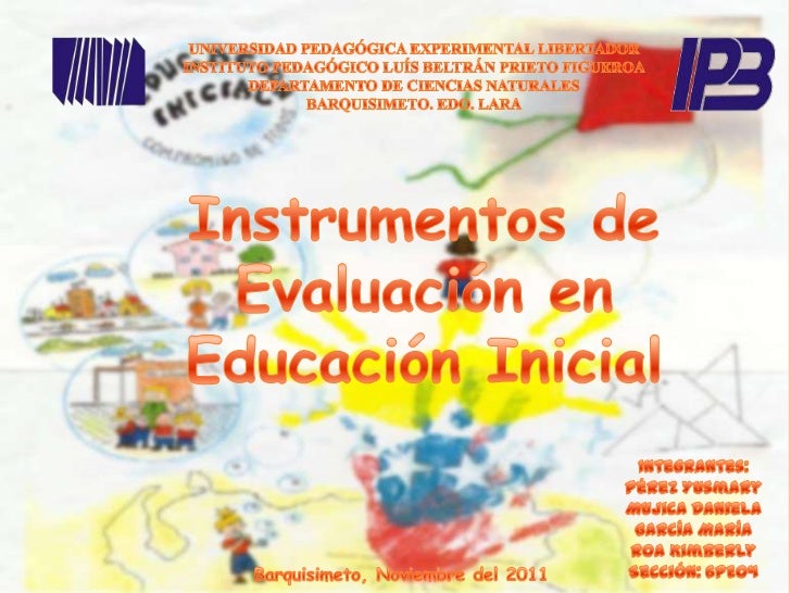 EVALUACION EN EDUCACION INICIAL evaluacion en educacion inicial: