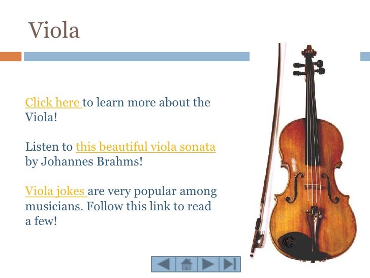 Instruments Of The Orchestra