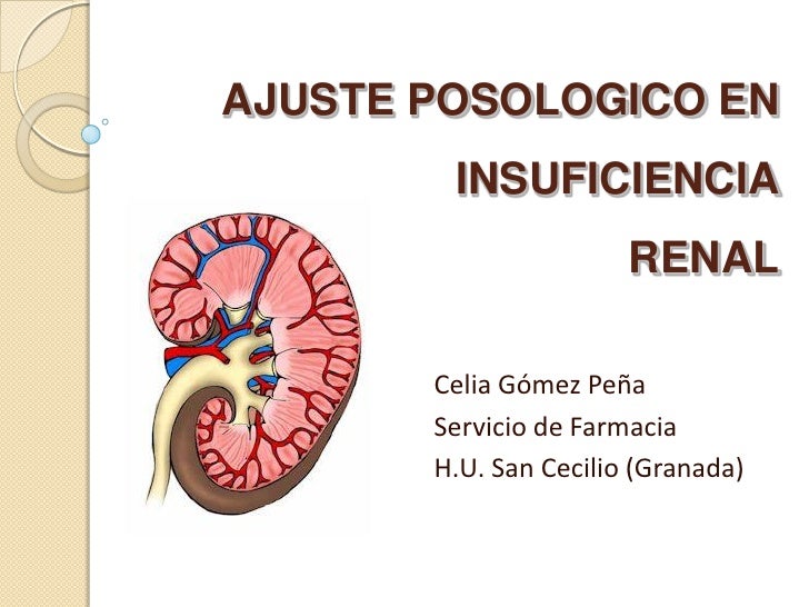 Ajuste posológico en insuficiencia renal Ajuste posológico en insuficiencia renal