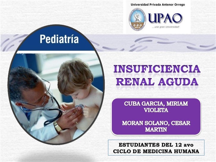 INSUFICIENCIA RENAL AGUDA CRONICA PEDIATRIA insuficiencia renal aguda cronica pediatria: