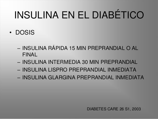 Insulina y dm Insulina y dm