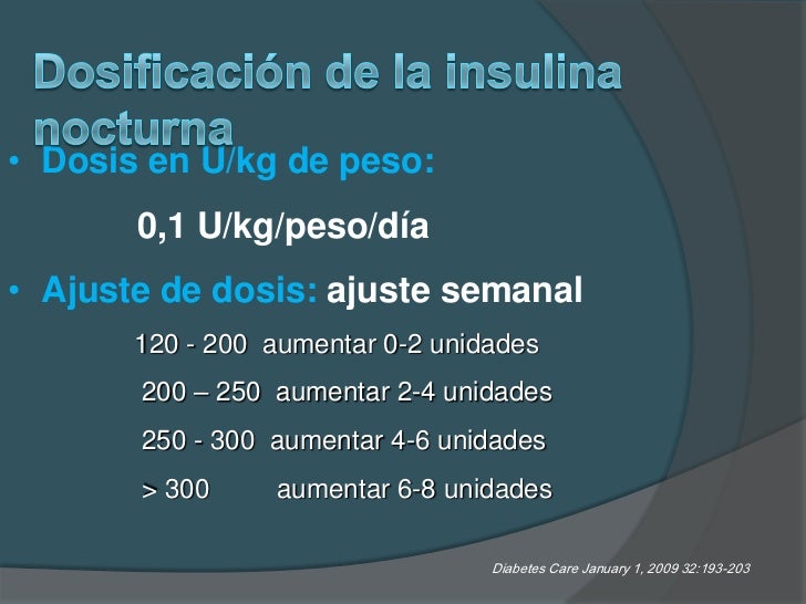 Insulinoterapia en diabetes mellitus tipo 2 Insulinoterapia en diabetes mellitus tipo 2